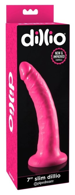 Dillio Model Naturalny Rożowy 20cm elastyczny z przyssawką