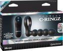 Fantasy C-Ringz - Model z pierścieniem i modułem wibracyjnym, czarny