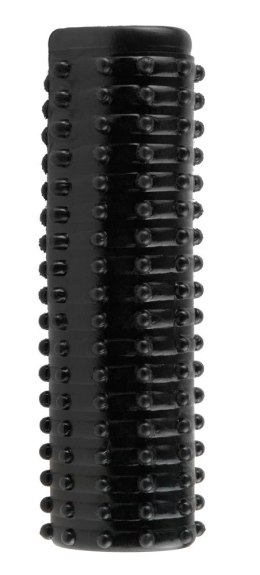 Fantasy X-Tensions Czarna nakładka stymulująca z wypustkami 14cm TPR