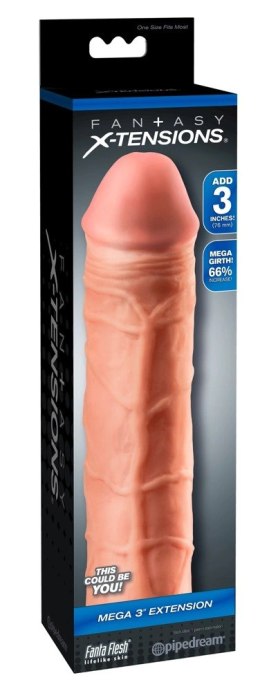 Fantasy X-Tensions Power Sleeve 7.6 cm cielisty powiększający rozmiar