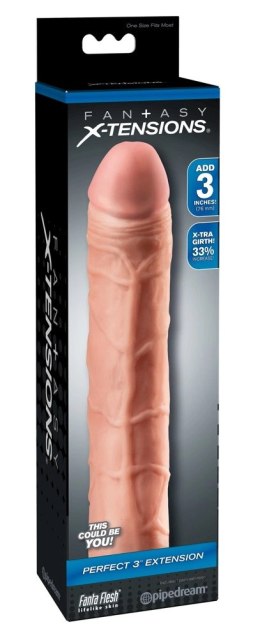 Fantasy X-Tensions nakładka powiększająca +7,6 cm cielista TPE 22,8 cm