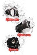 Fetish Fantasy Extreme Pasek Model Hollow Czarny 26cm Regulowany