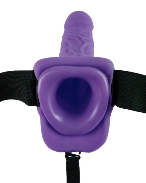 Fetish Fantasy Series Fioletowy Pas z Zakrzywioną Nakładką Wibrującą 19 cm Fetish Fantasy Series Fioletowy Pas z Zakrzywioną Nakładką Wibrującą 19 cm