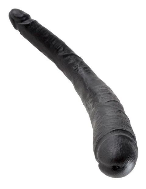 King Cock Double Model 41 cm Czarny - Elastyczny System Intymny PVC King Cock Double Model 41 cm Czarny - Elastyczny System Intymny PVC