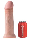 King Cock Model 11" Naturalny Jasny Kolor 28 cm System Przyssawki