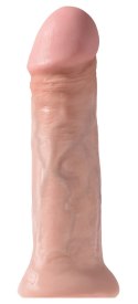 King Cock Model 11" Naturalny Jasny Kolor 28 cm System Przyssawki