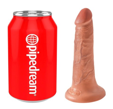 King Cock Model 13 cm - Elastyczny z Przyssawką, Ciemny Kolor King Cock Model 13 cm - Elastyczny z Przyssawką, Ciemny Kolor