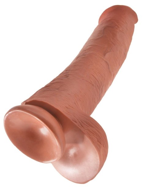 King Cock Model 38 cm ciemny - duży anatomiczny model z przyssawką King Cock Model 38 cm ciemny - duży anatomiczny model z przyssawką