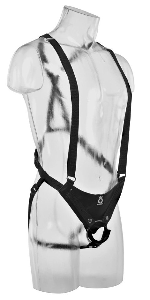 King Cock Model Uprząż z Anatomiczną Nakładką 25 cm Czarna King Cock Model Uprząż z Anatomiczną Nakładką 25 cm Czarna