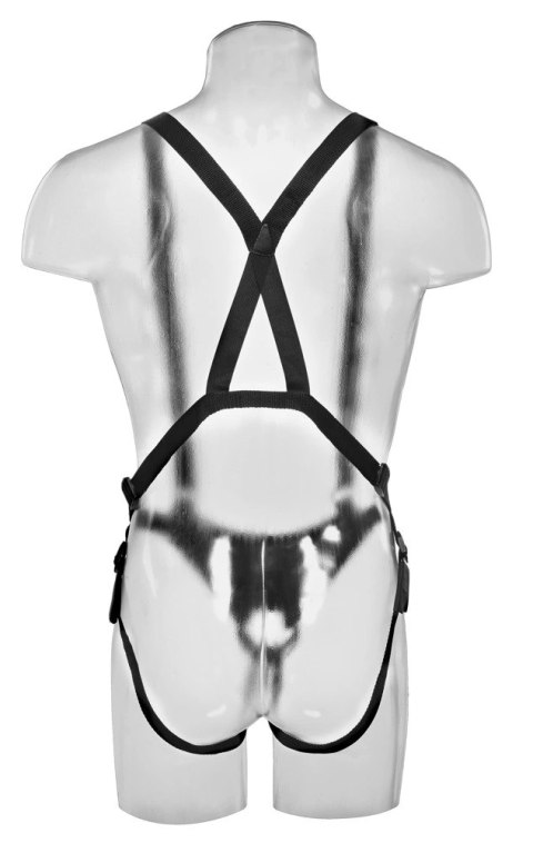 King Cock Model Uprząż z Anatomiczną Nakładką 25 cm Czarna King Cock Model Uprząż z Anatomiczną Nakładką 25 cm Czarna
