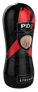 PDX Elite Vibrating Intimate System model z wymiennym rękawem 17,5 cm