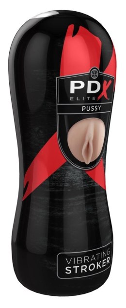PDX Elite Vibrating Intimate System model z wymiennym rękawem 17,5 cm