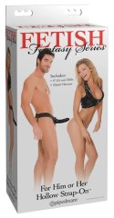 Pipedream Fetish Fantasy Series Czarny Pas z Modelem Pustym 18 cm