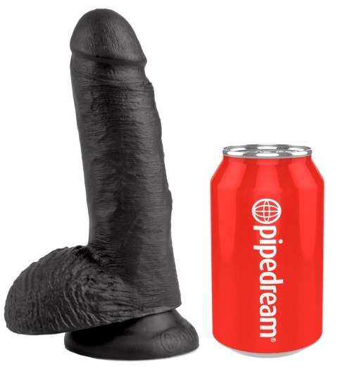 Pipedream King Cock 18 cm czarny - model z anatomiczną podstawą Pipedream King Cock 18 cm czarny - model z anatomiczną podstawą