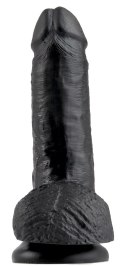 Pipedream King Cock 18 cm czarny - model z anatomiczną podstawą