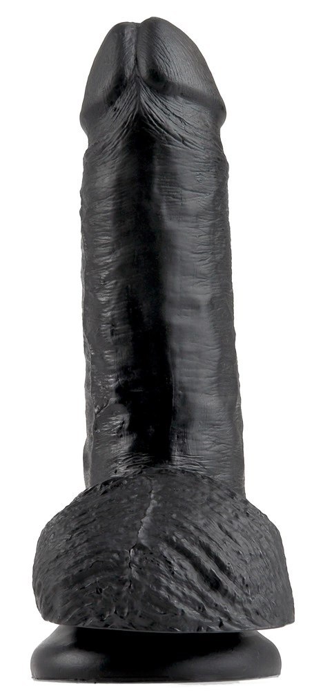Pipedream King Cock 18 cm czarny - model z anatomiczną podstawą Pipedream King Cock 18 cm czarny - model z anatomiczną podstawą