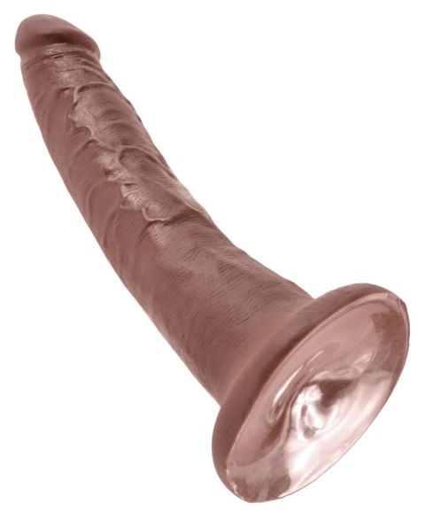 Pipedream King Cock 18 cm model z żyłkowaniem i przyssawką brązowy Pipedream King Cock 18 cm model z żyłkowaniem i przyssawką brązowy