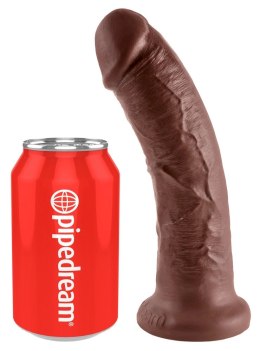 Pipedream King Cock 20 cm ciemny - model anatomiczny z przyssawką PVC