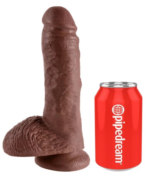 Pipedream King Cock Model 20 cm ciemny - anatomiczny kształt z przyssawką Pipedream King Cock Model 20 cm ciemny - anatomiczny kształt z przyssawką