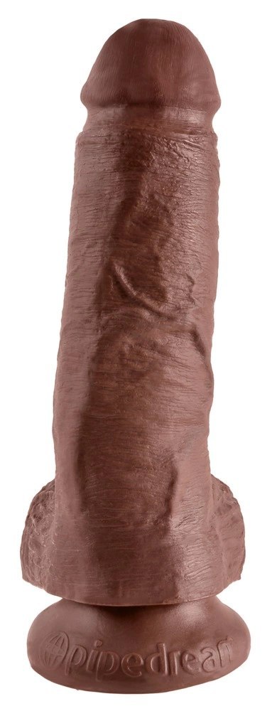 Pipedream King Cock Model 20 cm ciemny - anatomiczny kształt z przyssawką Pipedream King Cock Model 20 cm ciemny - anatomiczny kształt z przyssawką