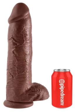 Pipedream King Cock model 30 cm brązowy - anatomiczna forma z przyssawką