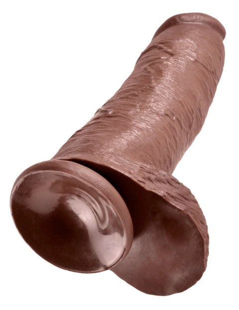 Pipedream King Cock model 30 cm brązowy - anatomiczna forma z przyssawką Pipedream King Cock model 30 cm brązowy - anatomiczna forma z przyssawką