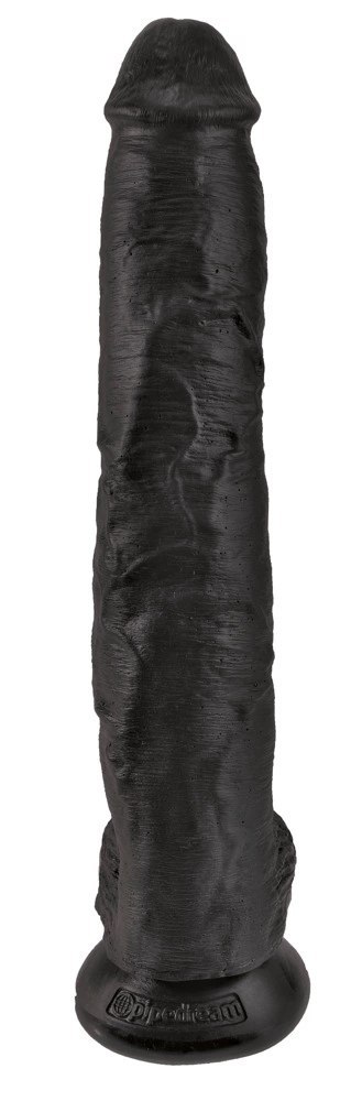 Pipedream King Cock model 36 cm czarny z przyssawką, PVC Pipedream King Cock model 36 cm czarny z przyssawką, PVC