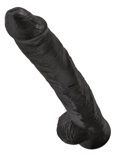 Pipedream King Cock model 36 cm czarny z przyssawką, PVC Pipedream King Cock model 36 cm czarny z przyssawką, PVC