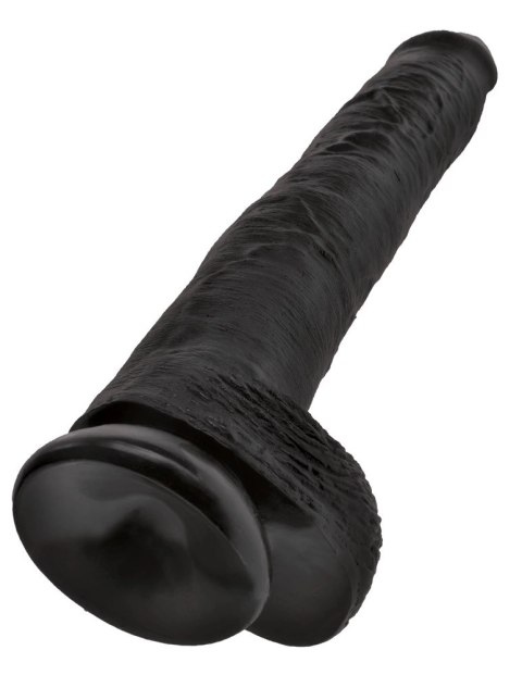 Pipedream King Cock model 36 cm czarny z przyssawką, PVC Pipedream King Cock model 36 cm czarny z przyssawką, PVC