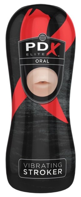 Pipedream PDX Elite Oral Vibrating Machine Intymna 17,5 cm ABS/TPR