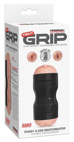 Pipedream PET Czarna maszyna intymna 2-w-1 dwukanałowa TPR 15,2 cm