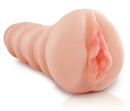 Pipedream PET - urządzenie intymne z prążkowanym wnętrzem, 17,4 cm