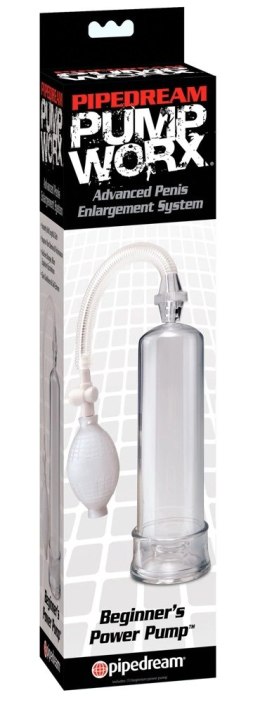 Pipedream Pump Worx Beginner's Przezroczysta Pompa Intymna 19 cm