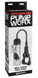 Pipedream Pump Worx Blow-N-Grow przezroczysta maszyna intymna 23,5 cm