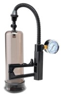 Pipedream Pump Worx Pistol-Grip przezroczysta pompa z manometrem 27,5 cm