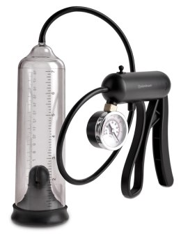 Pipedream Pump Worx Pro-Gauge - przezroczysta pompa prożniowa z manometrem