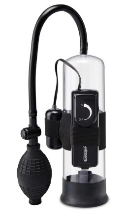 Pipedream Pump Worx Transparentna Pompa Intymna z Wibracją 22cm