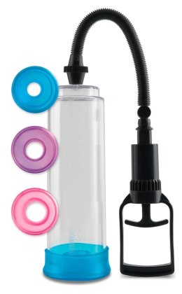 Pipedream Pump Worx Treningowa Pompka Przezroczysta 3 Mankiety 22cm