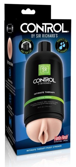 Sir Richard's SRC Intimate Therapy Extra Fre - dyskretna maszyna intymna w formie butelki szamponu 21,6 cm